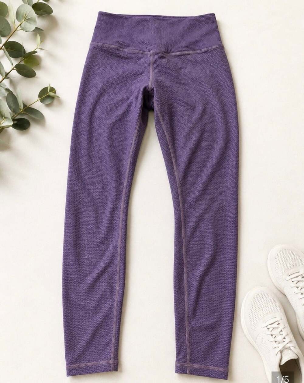 Prana Women's High-Waisted Leggings, Purple, Size S (g17)